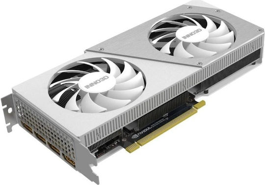 Inno 3D GeForce RTX 4060 Ti 8GB GDDR6 Twin X2 OC White Graphics Card Ansicht 3