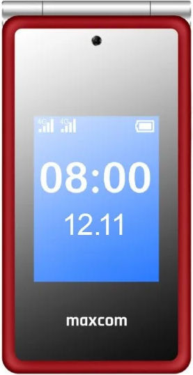 MaxCom MM835 Dual SIM Mobile with Buttons Red view 2