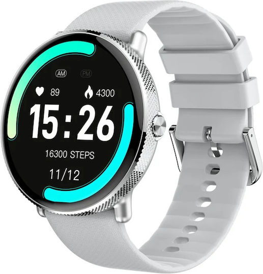 S24Watch Stainless Steel with Heart Rate Monitor (Gray)