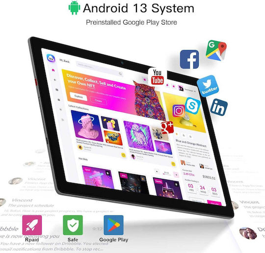 HotLight 10" Tablet (2GB/64GB) Gray – vizualizare 2