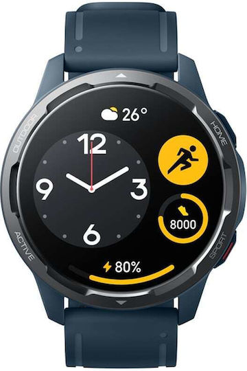 Xiaomi Watch S1 Active 47mm Waterproof with Heart Rate Monitor (Ocean Blue)