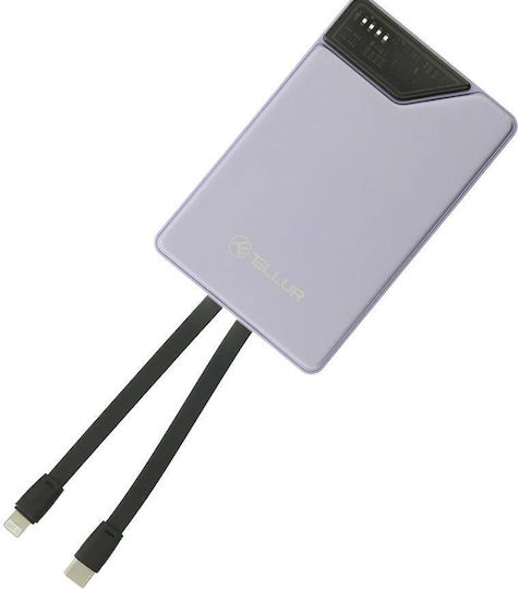 Tellur Power Bank 10000mAh Power Delivery / Quick Charge 3.0 Purple view 5