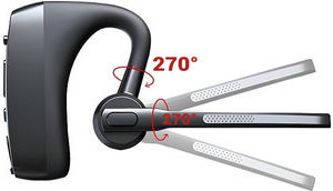 Blavec Voyager 1 In-ear Bluetooth Handsfree Headphones Black vista 3