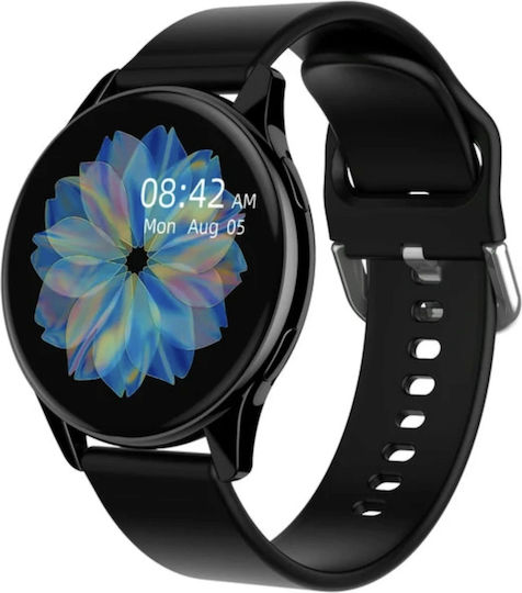 Microwear T2 Pro Smartwatch with Heart Rate Monitor (Black) view 1