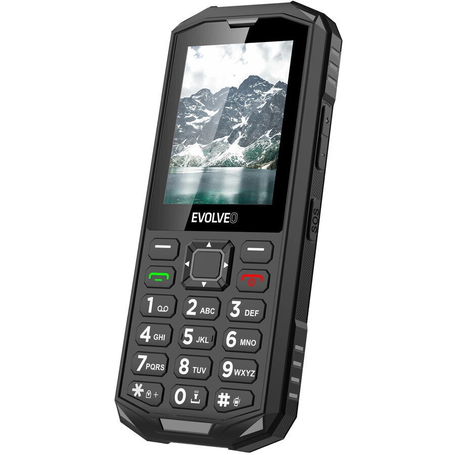 Evolveo StrongPhone X5 Dual SIM Resistant Mobile with Buttons Black-Grey view 4