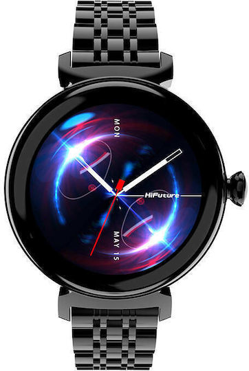 HiFuture Aura Smartwatch with Heart Rate Monitor (Black) view 4