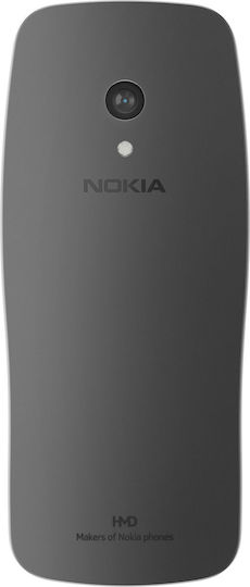 Nokia 3210 Dual SIM (125MB/125MB) Mobile with Buttons (English Menu) Grunge Black vue 3
