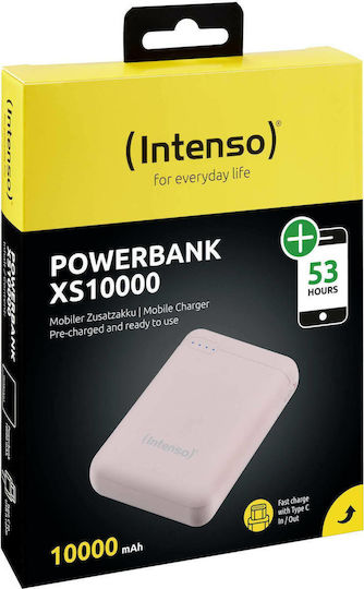 Intenso XS10000 Power Bank 10000mAh with USB-A Port and USB-C Port Pink view 5