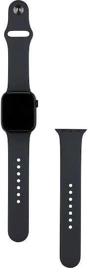 Apple Watch Series 8 Cellular Aluminium 45mm Waterproof with eSIM and Heart Rate Monitor (Midnight with Midnight Sport Band) view 7