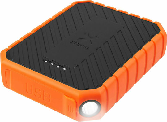 Xtorm Rugged Power Bank 10000mAh 18W with 2 USB-A Ports and USB-C Port Power Delivery / Quick Charge 3.0 Orange view 3