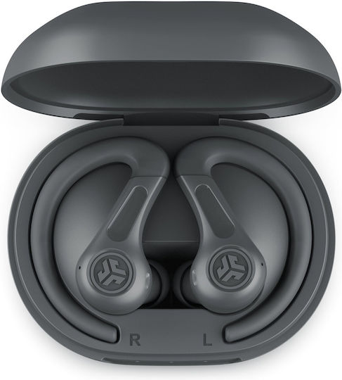 Jlab JBuds Sport ANC 4 Bluetooth Handsfree Earphones with Sweat Resistance and Charging Case Graphite vue 2