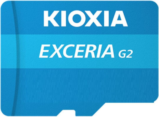 Kioxia Exceria G2 microSDXC 128GB U3 V30 UHS-I 100MB/s with Adapter vista 3