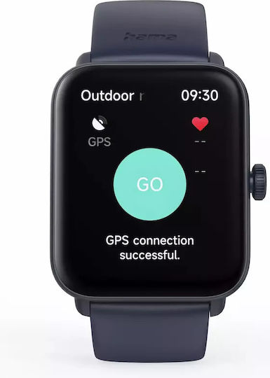HAMA 6010 Smartwatch with Heart Rate Monitor (Blue) view 5