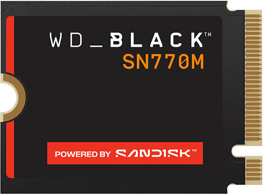 Western Digital SN770M SSD 1TB M.2 Type with PCI Express 4.0 Connection WDBDNH0010BBK-WRSN view 4