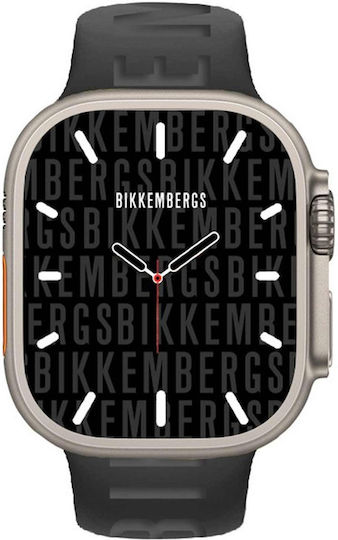 Bikkembergs BK11-1L Aluminium Smartwatch with Heart Rate Monitor (Black)