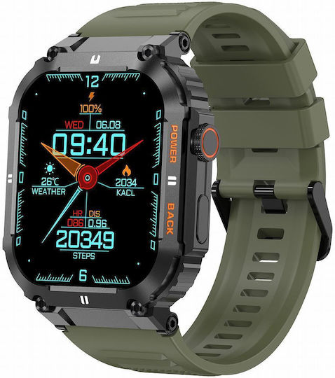 Gravity Gt6-6 42mm Smartwatch with Heart Rate Monitor (Multicolour)
