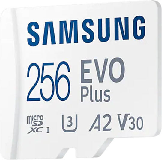 Samsung Evo Plus (2024) microSDXC 256GB U3 V30 A2 UHS-I 160MB/s with Adapter view 6