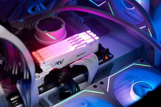 Kingston Fury Beast RGB 32GB DDR5 RAM with 5200 Speed for Desktop (KF552C40BWA-32) view 6