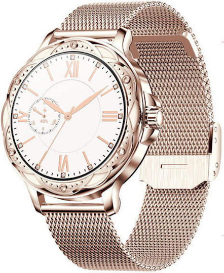 BeFIT 46mm Smartwatch with Heart Rate Monitor (Gold) view 3