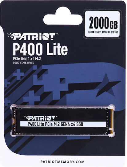 Patriot Viper VP400 Lite SSD 2TB M.2 Type PCI Express 4.0 Connection P400LP2KGM28H Ansicht 4