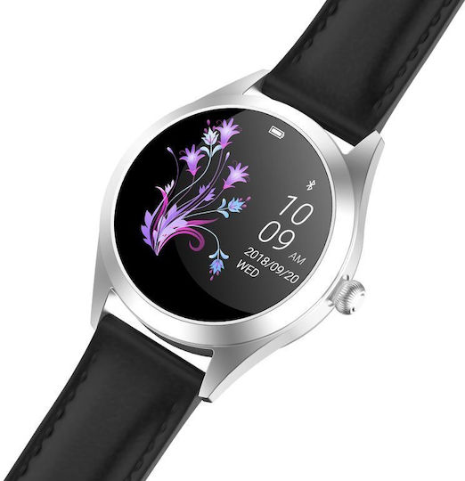 G.Rossi SG011C 38mm Smartwatch with Heart Rate Monitor (Silver/Black) vue 7