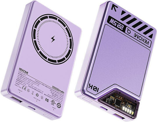 WK WP-11 MagSafe Power Bank 10000mAh 15W Power Delivery Purple