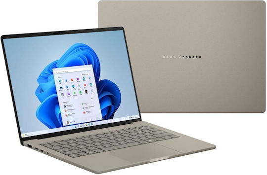 Asus Zenbook A14 OLED UX3407RA-QD020W 14" FHD+ (Snapdragon-X Elite X1E-78-100/32GB/1TB SSD/W11 Home) Zumaia Gray (US Keyboard) view 4