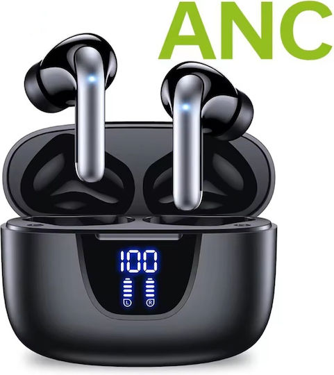 In-ear Bluetooth Handsfree Earphones Black view 1