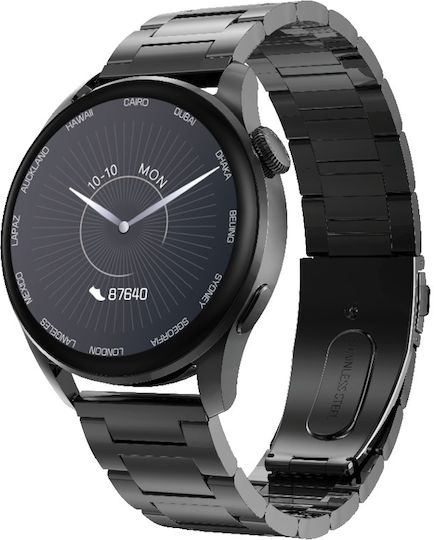 DAS.4 SP40 Smartwatch with Heart Rate Monitor (Black) view 3