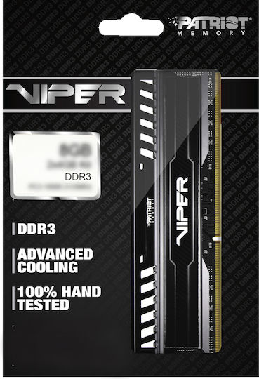 Patriot Viper 3 DDR3 16GB RAM with 2x8GB Modules and Speed 1600 for Desktop PV316G160C9K view 3