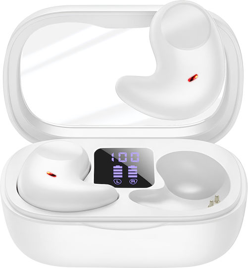Avizar Wireless Bluetooth 5.3 Stereo Headphones Bass Active Noise Cancelation White view 1