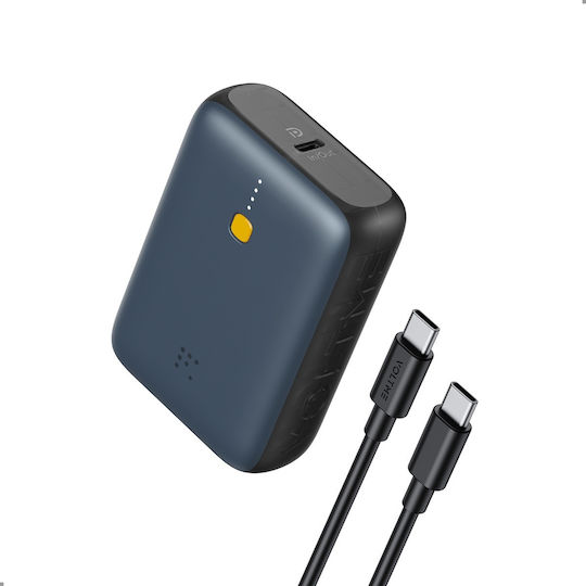 Voltme Hypercore 10K Power Bank 10000mAh 30W with USB-A Port and USB-C Port Power Delivery / Quick Charge 4.0 Blue