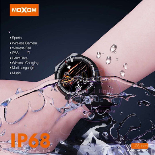 Moxom Sports Waterproof Smartwatch with Heart Rate Monitor (Black) vue 7