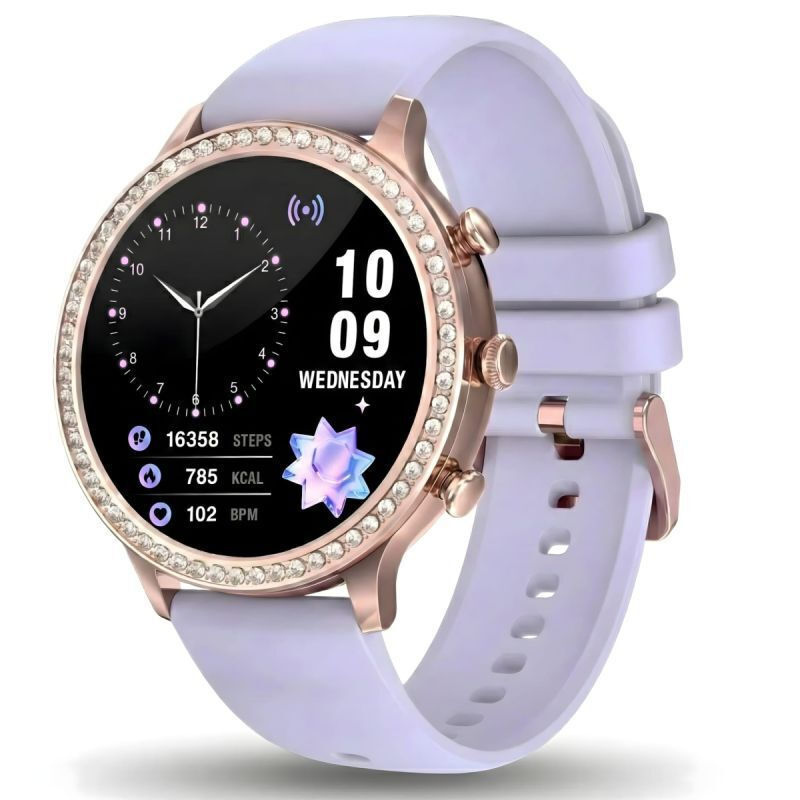 Gravity Smartwatch Pink Gold Strap Bracelet Gt5-7 view 6