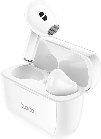 Hoco EW12 Earbud Bluetooth Handsfree Earphones with Charging Case White view 1