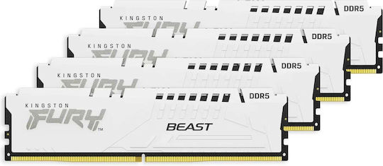 Kingston Fury Beast 64GB DDR5 RAM with 4 Modules (4x16GB) and 6000 Speed for Desktop (KF560C40BWK4-64) view 4