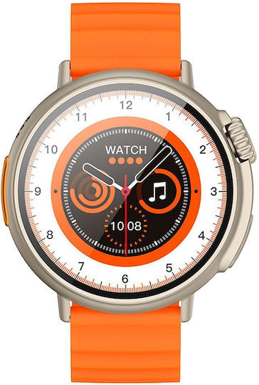 Hoco Y18 Smartwatch with Heart Rate Monitor (Gold) view 2