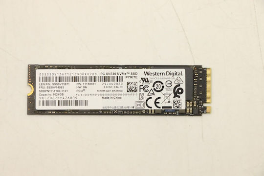 Western Digital SSD 1TB M.2 Type Bulk