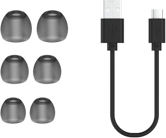 Nagaoka BT824 In-ear Bluetooth Handsfree Earphones with Sweat Resistance and Charging Case Blue view 3