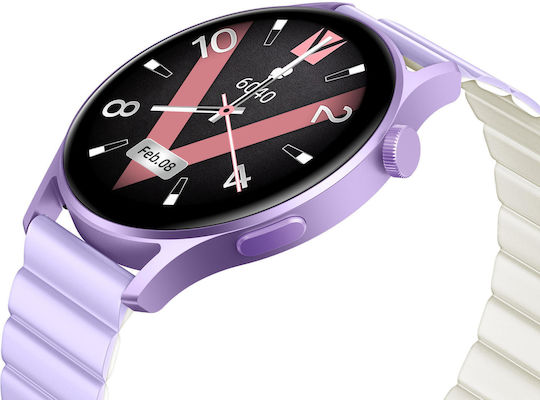 Kieslect Lora 2 Aluminium 41mm Smartwatch with Heart Rate Monitor (Purple) view 8