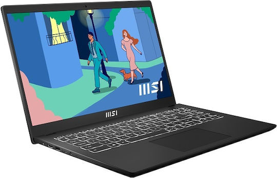 MSI Modern 15 B12M 15.6" FHD (i5-1235U/16GB/512GB SSD/W11 Pro) (GR Keyboard) view 2