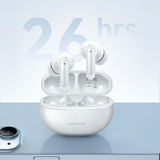 Usams X-Don Series Dual In-ear Bluetooth Handsfree Earphones with Charging Case Purple view 7