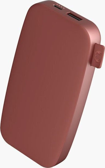Fresh 'n Rebel Power Bank 12000mAh 20W with USB-A Port and USB-C Port Power Delivery Safari Red view 1