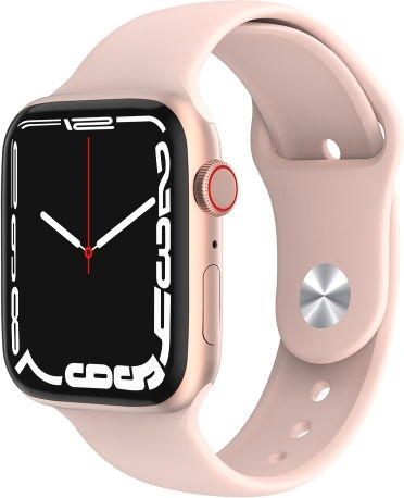 W38 1.9 Inch Color Screen Smart Watch Support Heart Rate Monitoring Blood Pressure Monitoring Pink view 1