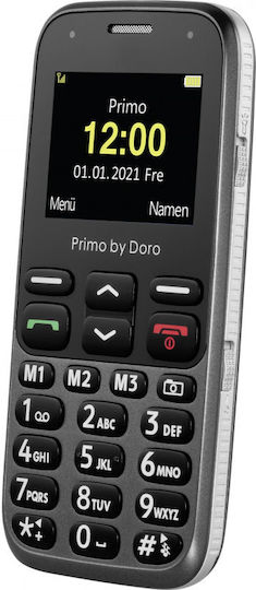 Doro Primo 218 Single SIM Mobile with Buttons Graphite view 4