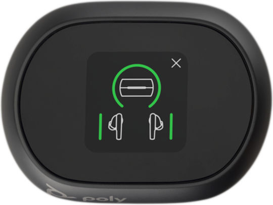 Plantronics Voyager Free 60+ UC (USB-C) In-ear Bluetooth Handsfree Earphones with Charging Case Carbon Black view 4