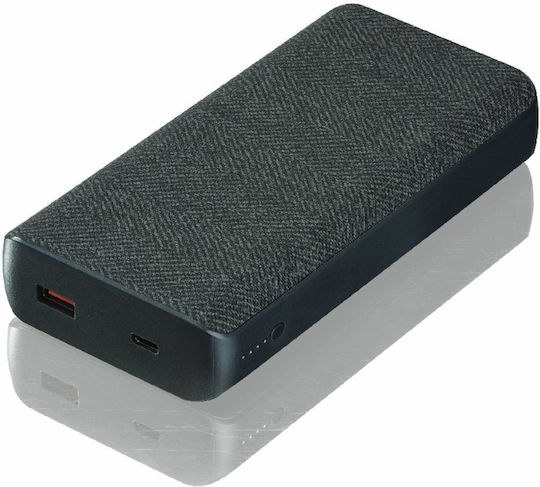 Sandstrom Power Bank 20000mAh 65W with USB-A Port and USB-C Port Black