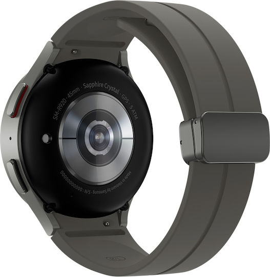 Samsung Galaxy Watch5 Pro Titanium 45mm Waterproof with Heart Rate Monitor (Gray) view 3