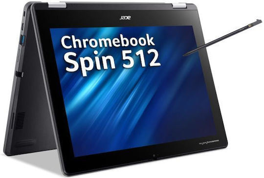 Acer Chromebook Spin 512 R856TN-TCO 12" Touchscreen (N-Series-N100/8GB/64GB Flash Storage/Chrome OS) (UK Keyboard) vue 3