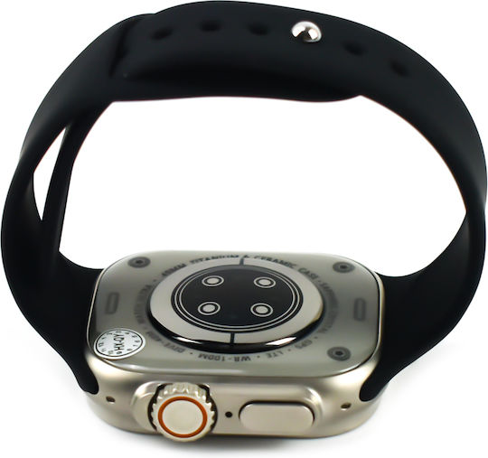Andowl QU8 Smartwatch with Heart Rate Monitor (Black) view 4